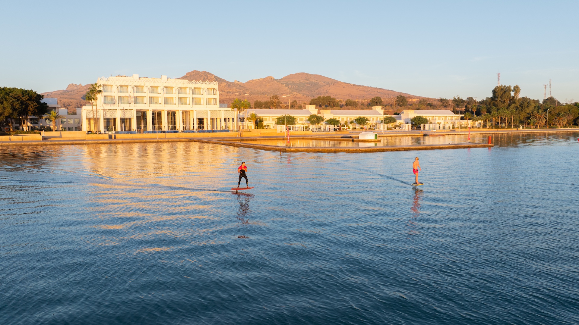 SFT E-Foil Taking Flight in Marchica Lagoon, Morocco