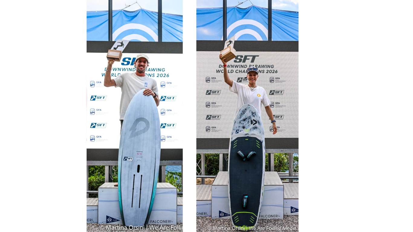SFT AT FOILING WEEK 2026: FOUR DISCIPLINES AND THE FIRST-EVER PARAWING WORLD CHAMPIONS